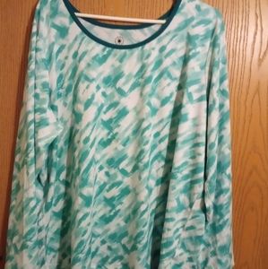 FULL beauty sport green long sleeve shirt 22/24